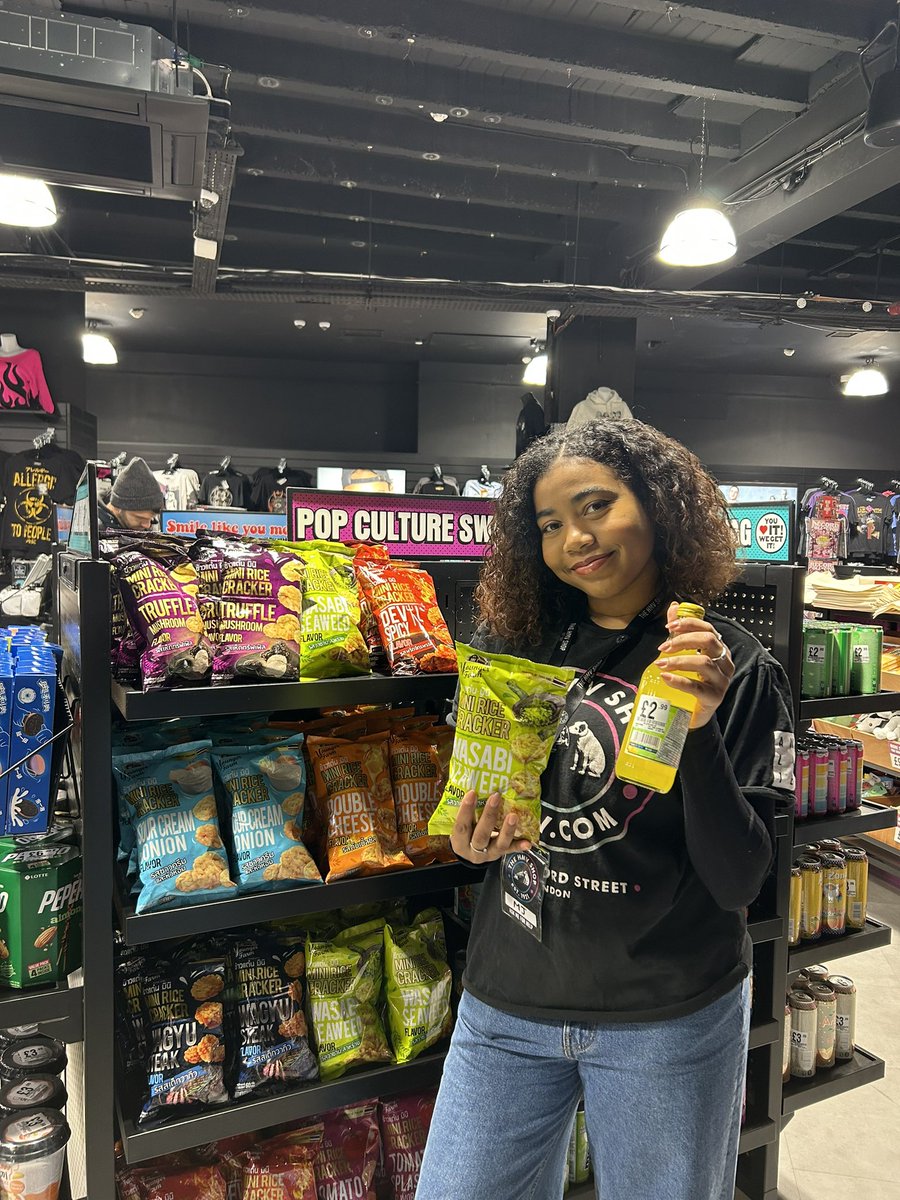 hmv363OxfordSt's tweet photo. Oxford Street shopping making you hungry? Stop by to grab some of our new snacks 😋 https://t.co/bcToFWJX28
