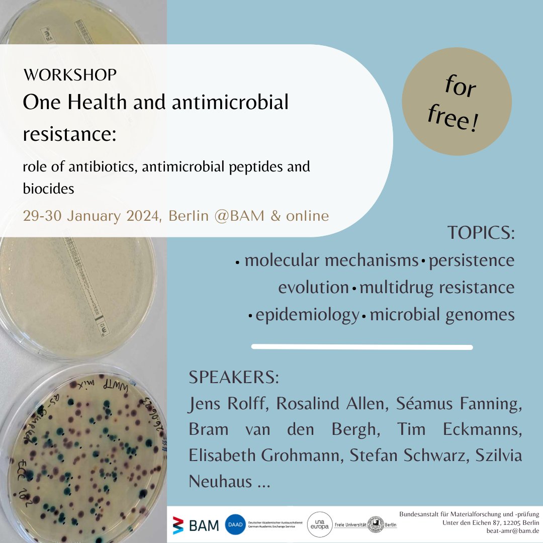 BiocideResist's tweet photo. Amazing! > 290 registrations for on-site and online participation at our event! You not registered yet? No problem --> https://t.co/RqmuNfnm9M  only online participation is possible https://t.co/mvkxvjJrxb