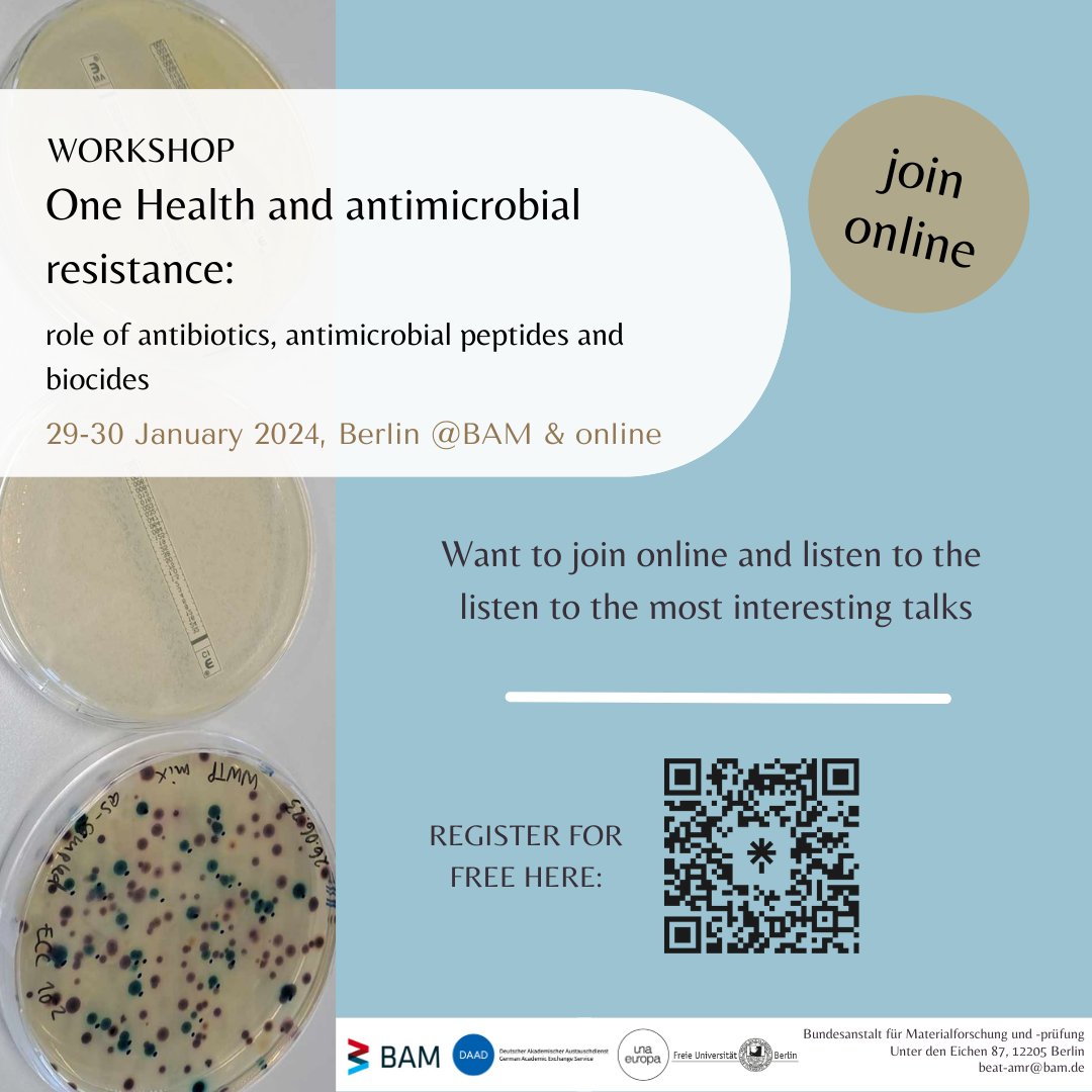 BiocideResist's tweet photo. Amazing! > 290 registrations for on-site and online participation at our event! You not registered yet? No problem --> https://t.co/RqmuNfnm9M  only online participation is possible https://t.co/mvkxvjJrxb