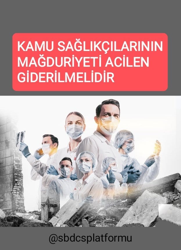 <a href="/_aliyalcin_/">Ali YALÇIN</a> Dediğiniz 4688 sayılı kanunda şunu diyor Ali bey aynı sınıfta hizmet veren meslek grupları hakkında cikartilacak iyilestirmeler aynı haklardan faydalanır ibaresine karşın SB dışındaki biz kamu sağlıkçılarını birçok açıdan kanunsuz olarak mağdur ettiniz bu durumd calismnzd var mi