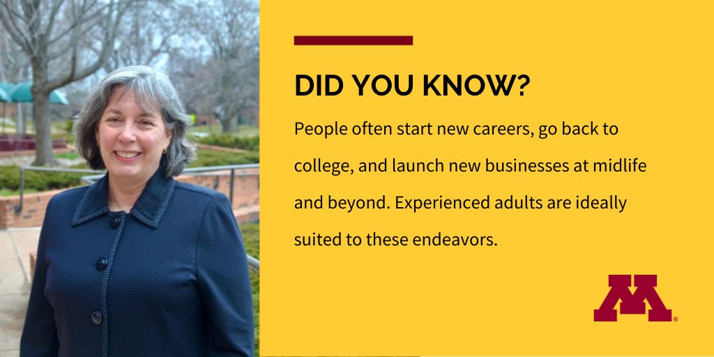 During National Career Development Month, Dr. Kate Schaefers provides tips on recognizing career change signs and addressing age-related challenges. The College of Continuing and Professional Studies offers resources and courses for support. Learn more: z.umn.edu/9766