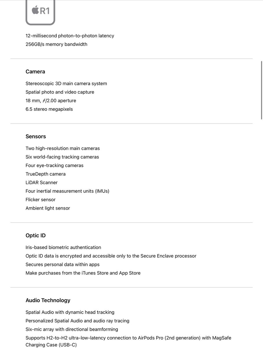 _NandaVardhan's tweet photo. Apple Vision Pro Specs

• 256 GB - $3499
• 512 GB - $3699
• 1 TB - $3899

Hard Carrying Case - $199

#VisionPro https://t.co/dc5VUVwwVI