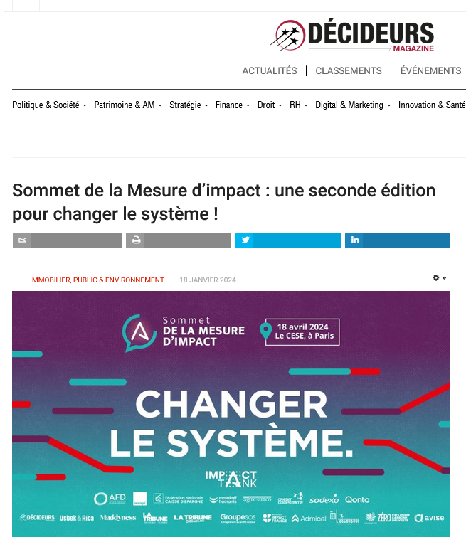 ImpactTank's tweet photo. #SMI2024 📰

Décideurs Magazine vient de publier un article sur l'annonce du 𝐒𝐨𝐦𝐦𝐞𝐭 𝐝𝐞 𝐥𝐚 𝐌𝐞𝐬𝐮𝐫𝐞 𝐝’𝐈𝐦𝐩𝐚𝐜𝐭 !

👉 L'article complet ici : https://t.co/FiALhumJm2

📆 18/04/2024

🔗 inscription : https://t.co/4k1y2geht9

#SMI2024 #innovation https://t.co/FfroDU8NX0