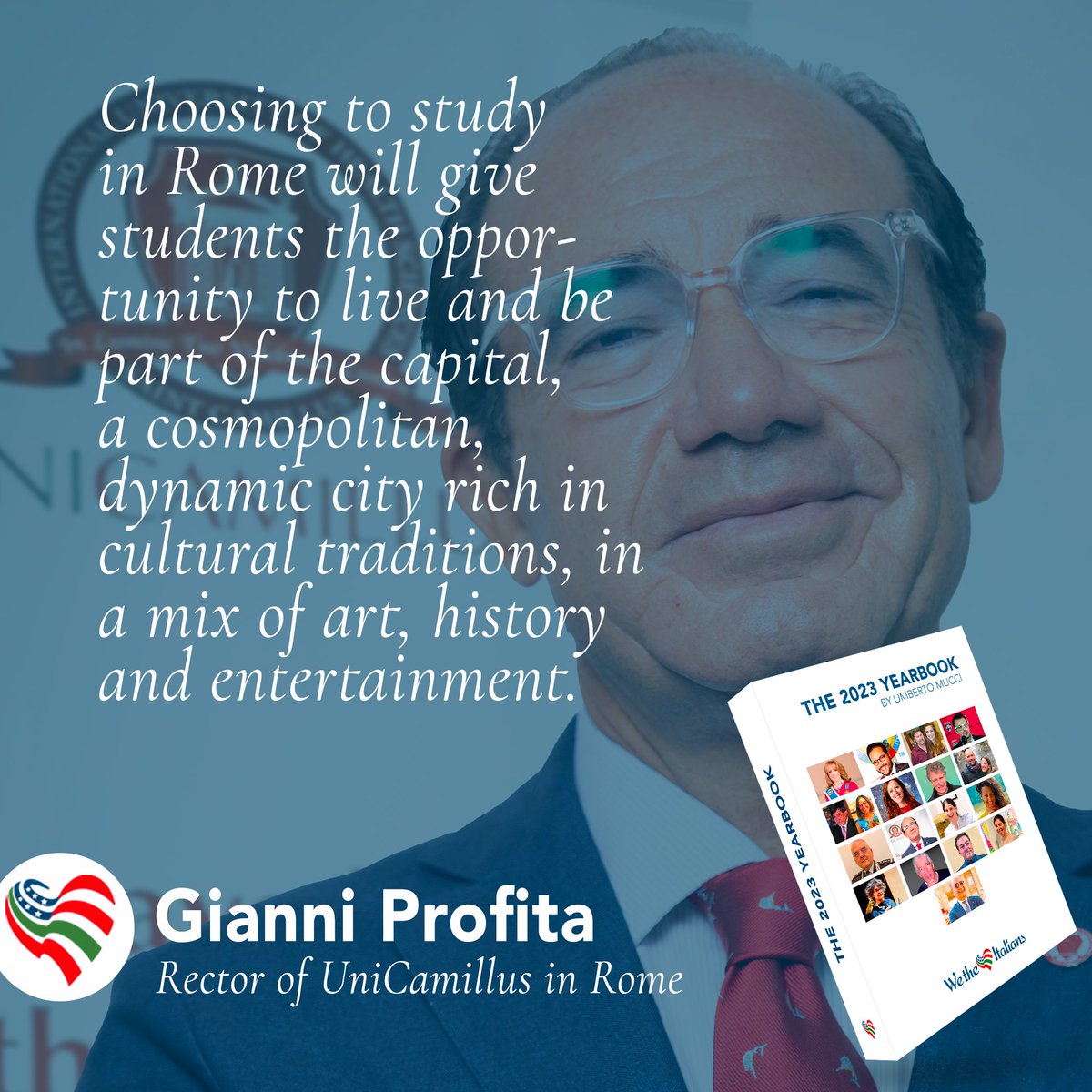 Please find here a preview of the We the Italians 2023 Yearbook and the link to buy it on Amazon :-) wetheitalians.com/yearbook2023

Two flags, One heart, THANK YOU!!!