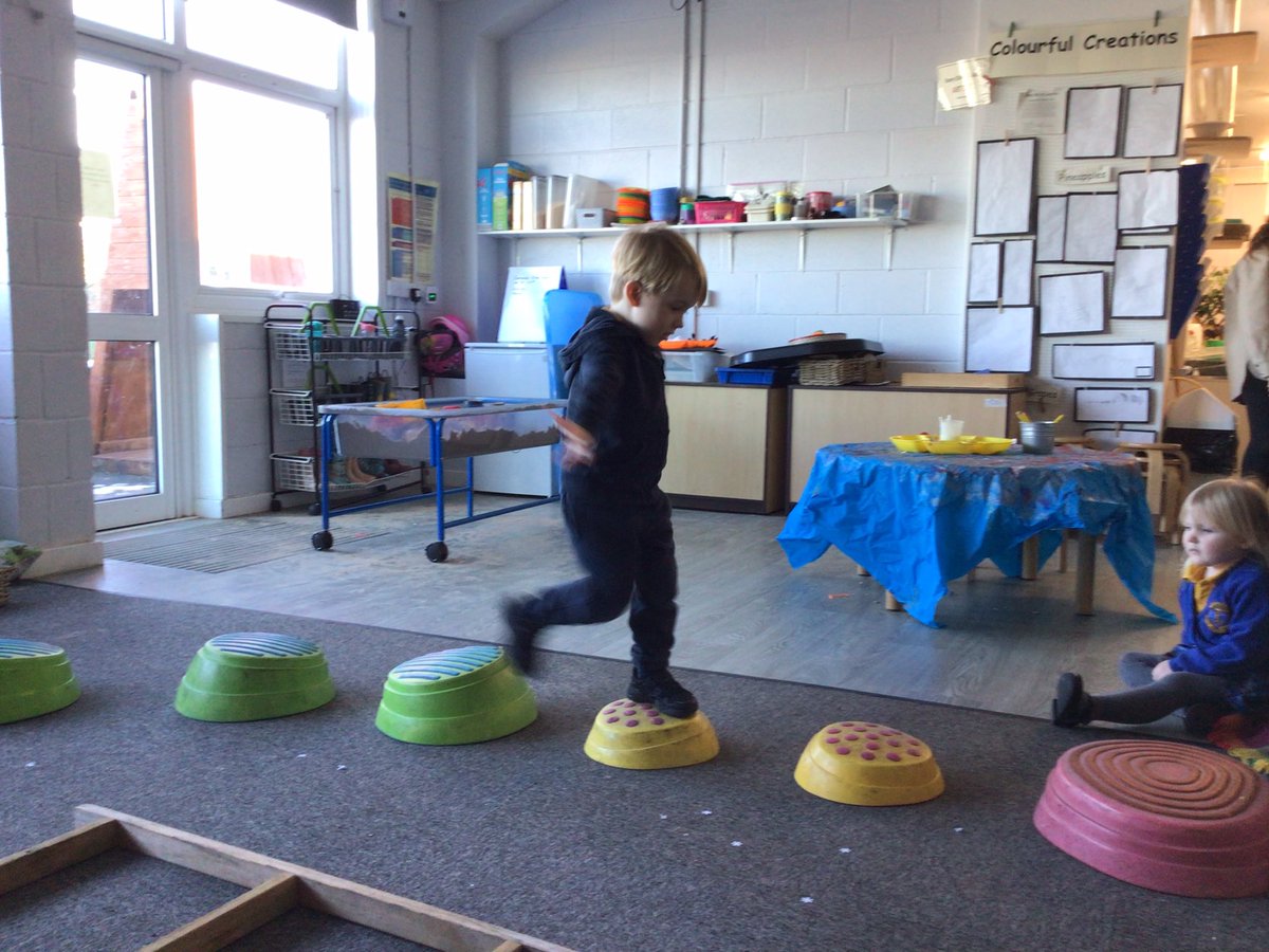 Developing our physical skills, gross and fine motor.