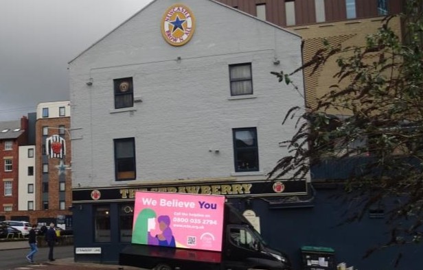 AdsGoods's tweet image. With the best value for money #advertising around, your #charity can benefit from our superb #digivan #campaigns like we ran last weekend for @RapeCrisisTN targeting @NUFC #fans and #shoppers alike. Email- footballmedia@adsdirect.org.uk #advertising #promotionalmerchandise #print