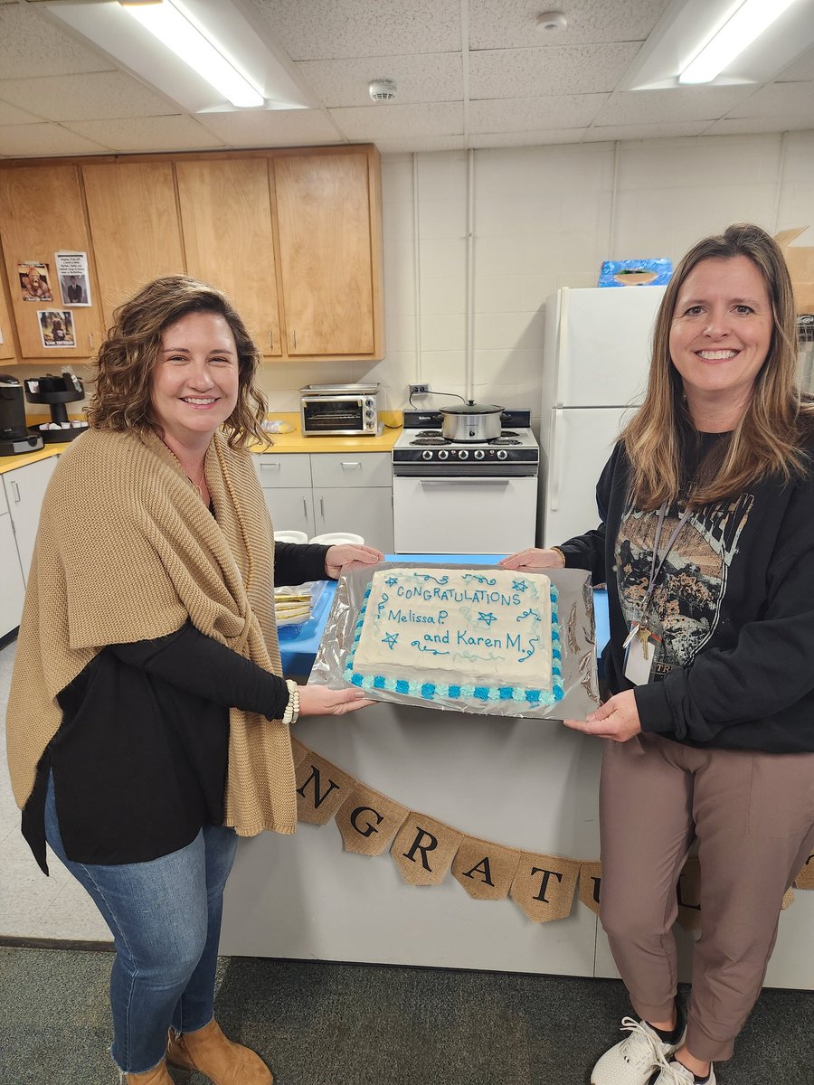 Congratulations to our awesome Teacher and IA of the year!! We love you, Melissa Parks and Karen McLaurin! <a href="/SilkHopeEagles/">SHSeagles</a>