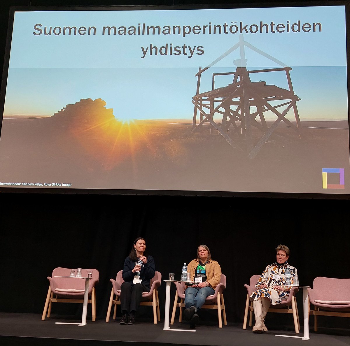 Unescon maailmanperintökohteilla on merkitystä todistivat Maailmanperintökohteiden yhdistys yhdessä Struven ketjun, 
Merenkurkun sekä Vanha Rauman voimin. 
#matkamessut #Unesco <a href="/SuomenMPkohteet/">Suomen maailmanperintökohteet</a> <a href="/struvenketju/">Struvenketju</a> <a href="/Maanmittaus/">Maanmittauslaitos</a> <a href="/KvarkenFinland/">Kvarken World Heritage</a> <a href="/Metsahallitus/">Metsähallitus</a> #vanharauma <a href="/raumafi/">Rauman kaupunki</a>
