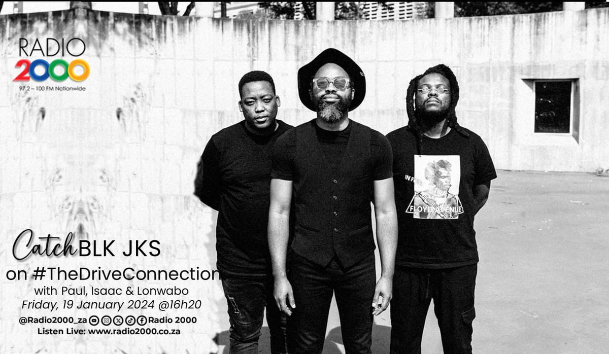 🎶 Tune in now to catch the electrifying vibes of blk jks on Radio 2000! 📻🔥 Don't miss out on the soulful sounds – it's a musical journey you won't want to skip. 🎸🎤 #blkjks #Radio2000 #MusicExperience