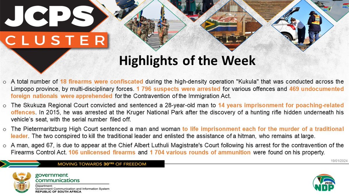 GovernmentZA's tweet photo. #HighlightsoftheWeek https://t.co/paCANtaeKI