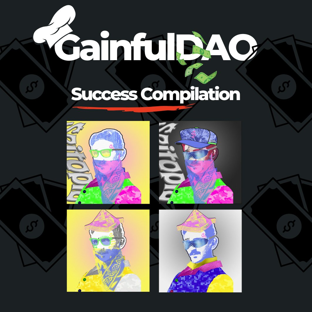 Gainful DAO Success Compilation #4

We are bullish on <a href="/seitopia_nft/">seitopia</a> 💘