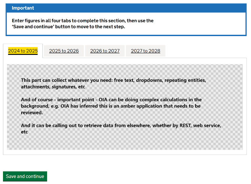 jonnywatson77's tweet photo. Is Oracle Intelligent Advisor (OIA) compliant when it comes to UK Government Digital Service (GDS) guidelines? It can be when we apply styling developed by Evert Fernandes and Ian Clough. 

Here's an example.

@MagiaConsulting #Oracle #OraclePartner 
@jonnywatson77 https://t.co/OcVJa2Inlb