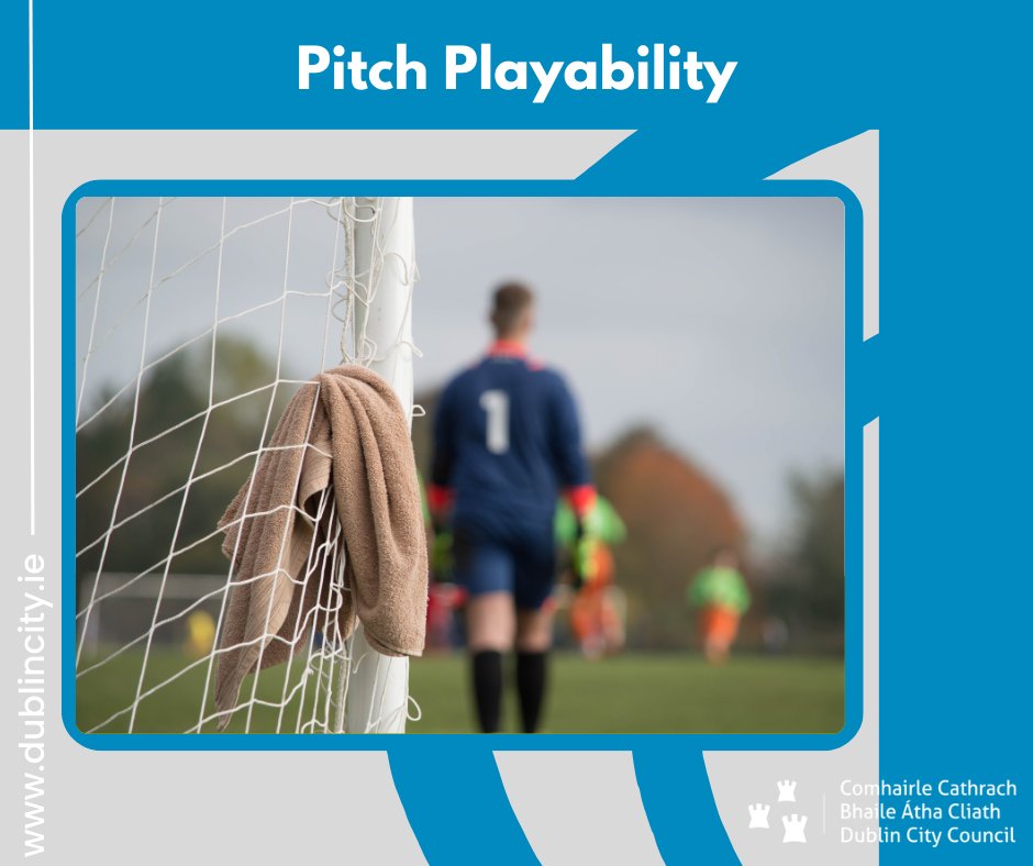 Due to recent weather conditions and with the forecast set to remain poor, most Dublin City Council pitches are off this weekend. For the full list, see: bit.ly/DCCPitches