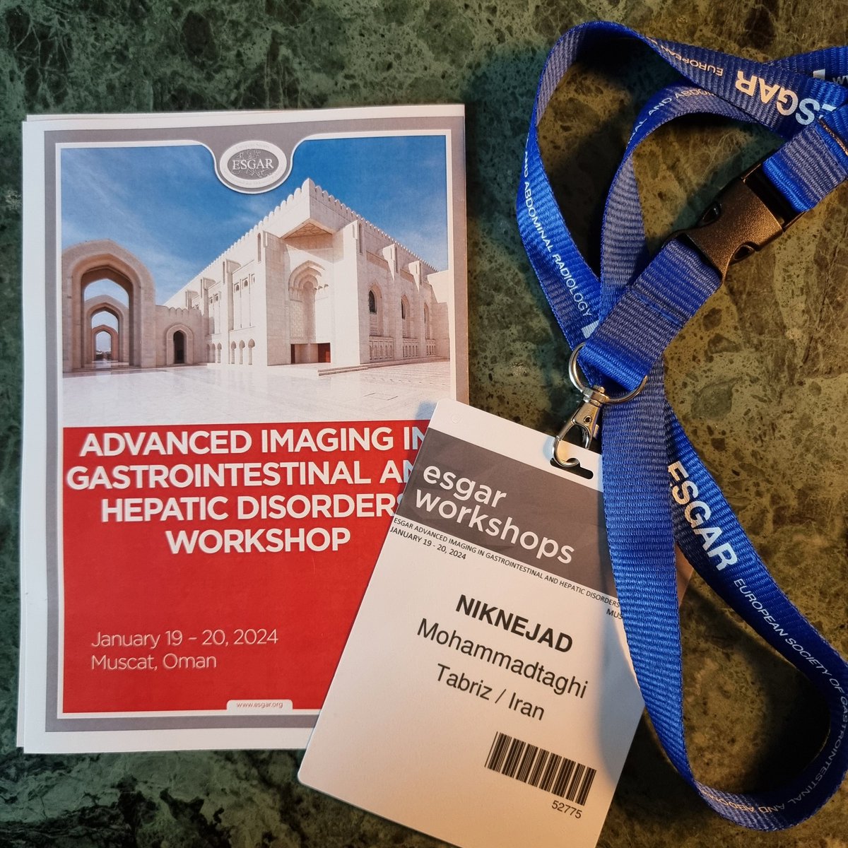 drmtniknejad's tweet photo. It is a great time to be in Muscat for the #ESGAR's Advanced Imaging in Gastrointestinal and Hepatic Disorders #Workshop with fabulous and educational updates by Dr R.Beets-Tan, Dr A.Laghi, and Dr J.Stoker, on the first day - 19 Jan 2024. https://t.co/KoX3Xn2KWn