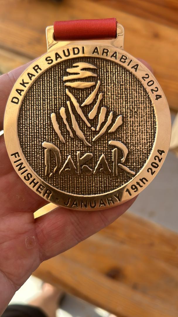 Mr_Tich's tweet photo. Mission accomplished!

After 2 weeks and 7500km in the Saudi Arabian🇸🇦 desert, Ash Thixton🇿🇼🏍 has successfully completed the 2024 Dakar rally.

He finished 32nd overall out of the 132 riders who started the race.

His 27th place in stage 12 was his best stage finish of the race. https://t.co/wQM6Wb3r81