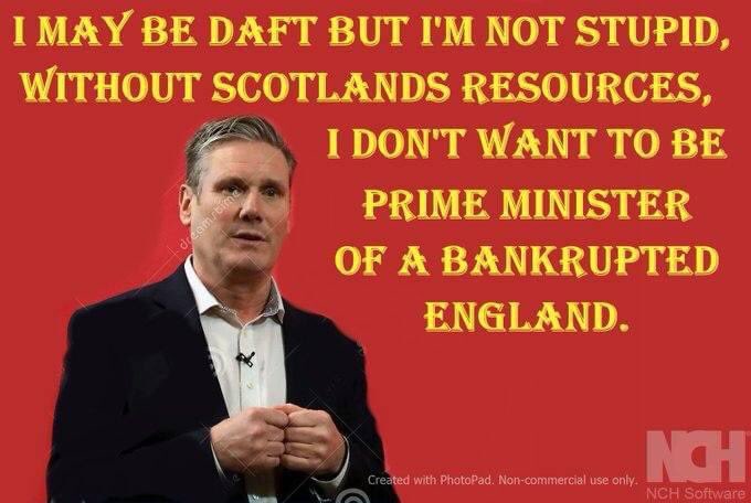 Labour are desperate to hold o to Scotland. Never forget that Keir Starmer voted against a ceasefire in Gaza. He ordered to keep bombing innocent civilians including children and babies.