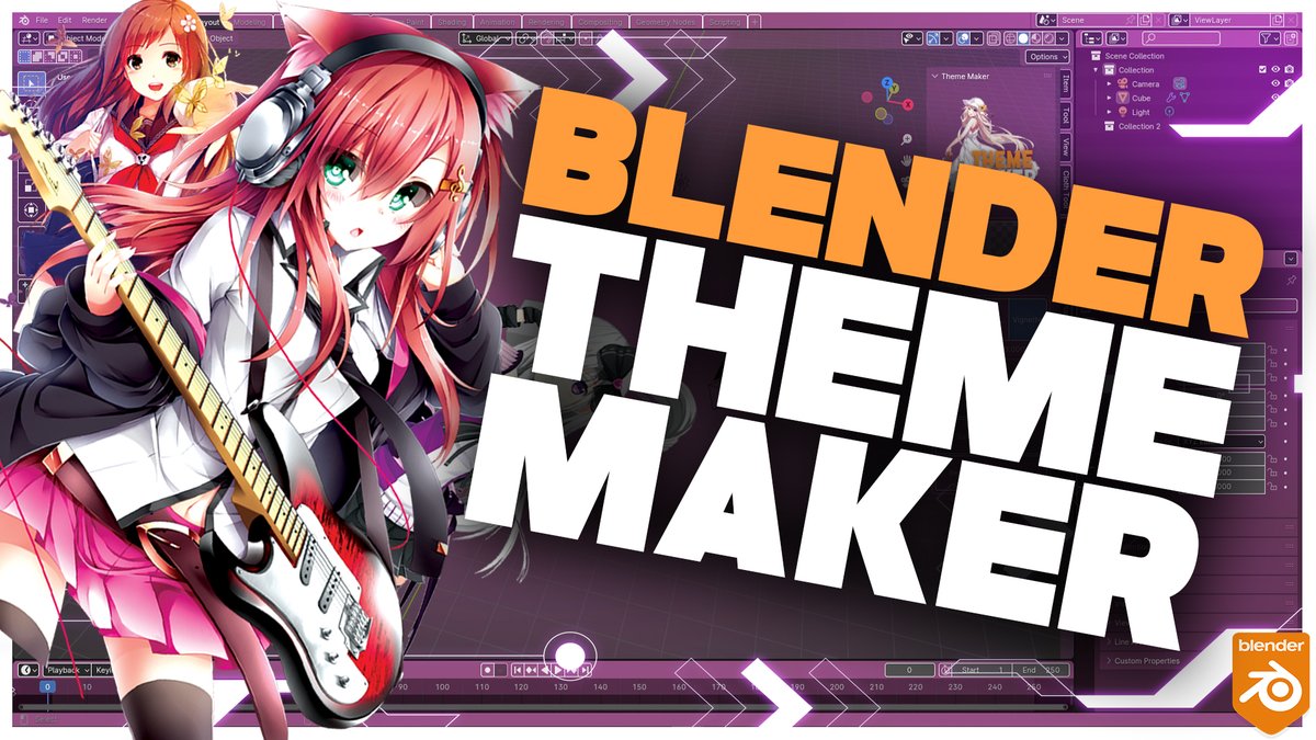 BlenderProc's tweet image. #Free Blender Addon Theme Maker

  link: blendermarket.com/products/theme…… 

#Blender3D #3DModeling #Animation #BlenderArt #DigitalArt #CGI #BlenderCommunity #VFX #3DDesign #GameDev #BlenderArtist #OpenSourceArt #BlenderTutorial #MotionGraphics #GraphicDesign #b3d #geometrynodes