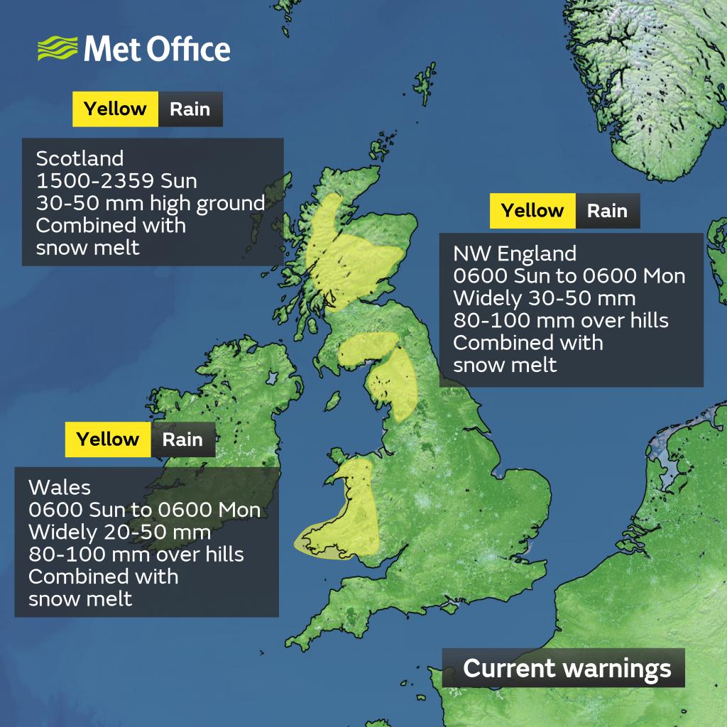 #StormIsha will bring a spell of wet and very windy weather to the UK during Sunday and Monday Here are the latest warnings associated with Storm Isha 👇