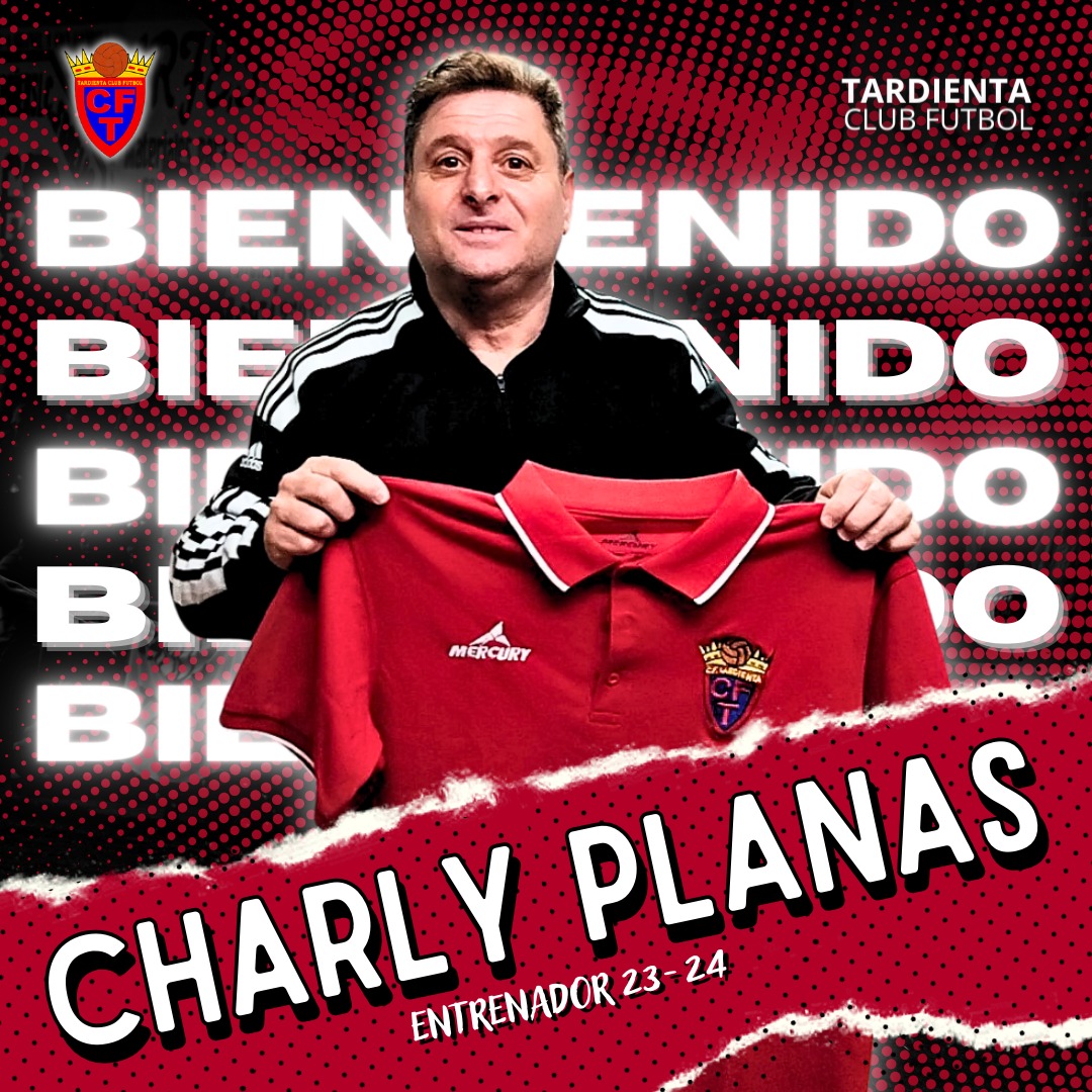 🚨 Última Hora 🚨 

El <a href="/CFTardienta/">C.F. TARDIENTA</a> ya tiene entrenador .
Charly planas asume el reto de salvar al Tardienta que ahora mismo ocupa el farolillo rojo de la tabla.

#LaVozdelFutbolAragones