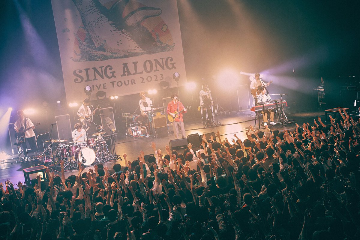 sumika_inc's tweet photo. 【#sumika Live Tour 2023 『SING ALONG』】

2024.01.19
SENDAI GIGS

とても大きな歌声は、今日も会場の隅々まで美しく響き渡っていました。
仙台２日間本当にありがとうございました！
またすぐにお会いしましょう

#SINGALONG
#シンガロング https://t.co/GtUL0whVcr