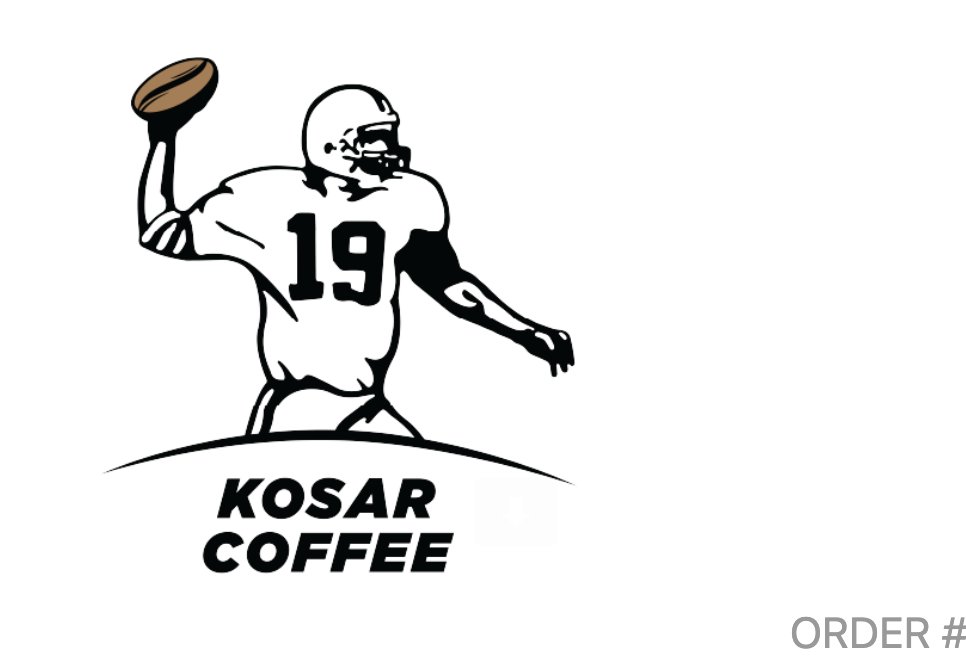 Ordered! ✅ @kosarcoffee @BernieKosarQB 🏆 #UMatter