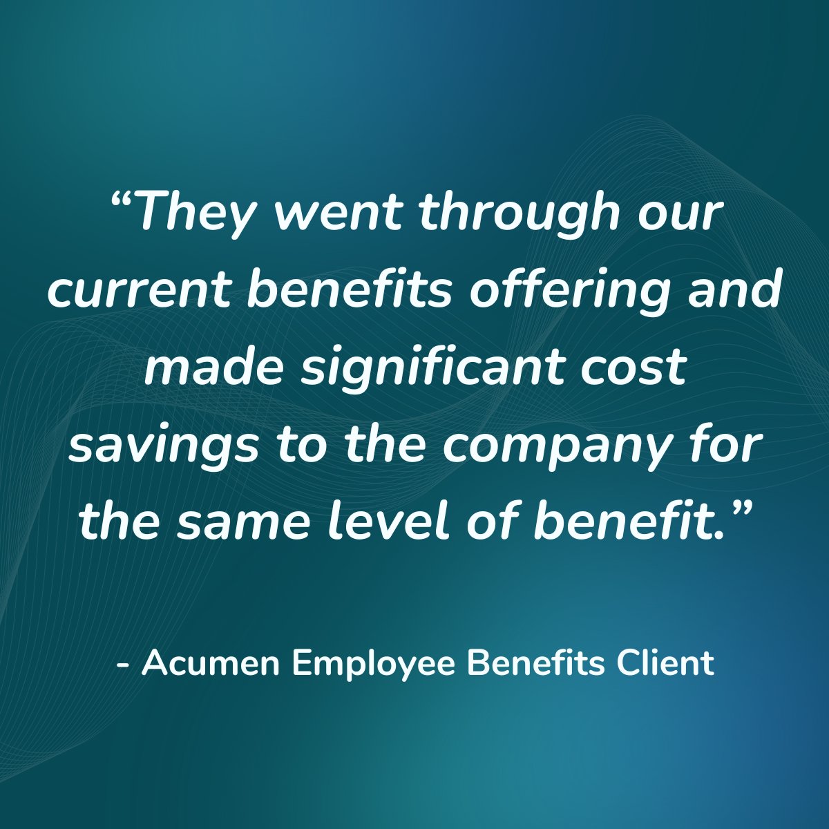 Acumen Employee Benefits tweet media