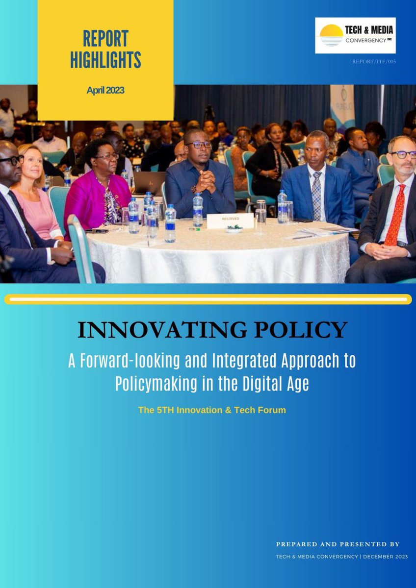InnoTechForum's tweet image. THE 5TH #INNOTECHFORUM REPORT HIGHLIGHTS

~ This time around (April 2023), apart from the expert opinions from a variety of actors, there was an interesting discussion at the Ministerial Round Table Discussion. 

For more details download 🔗 👇🏾

~ bit.ly/5thInnoTechFor…