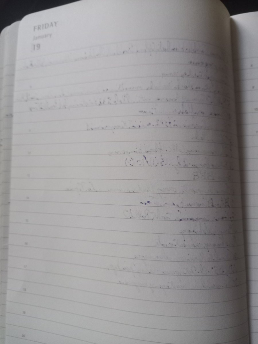 MaurizioTazzer's tweet photo. What's with the quality of your paper this year, @moleskine ?
Same pen, same ink for years and still... https://t.co/c5wSCt3Cg6