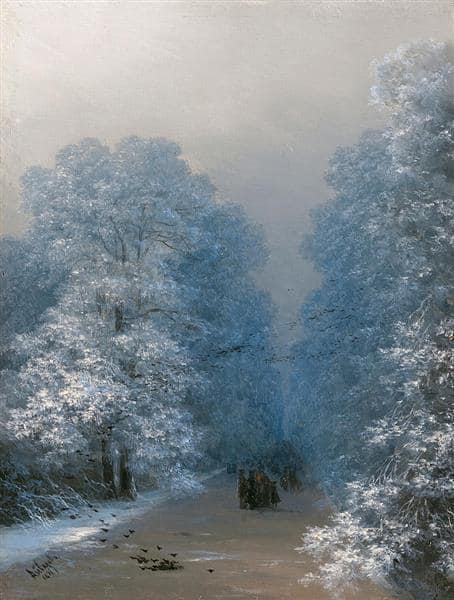 Ivan Aivazovsky “Winter Landscape”