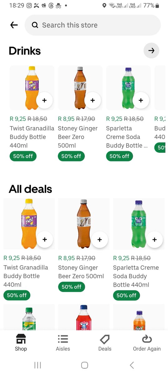 MissFuneka's tweet image. I ordered drinks on the app. There was a promotion for 50% . A payment went through my account for the order. Later on, I  was charged full price for the drinks, second payment went through bank account.

May I please get help regarding this matter @Uber_Support @UberEats