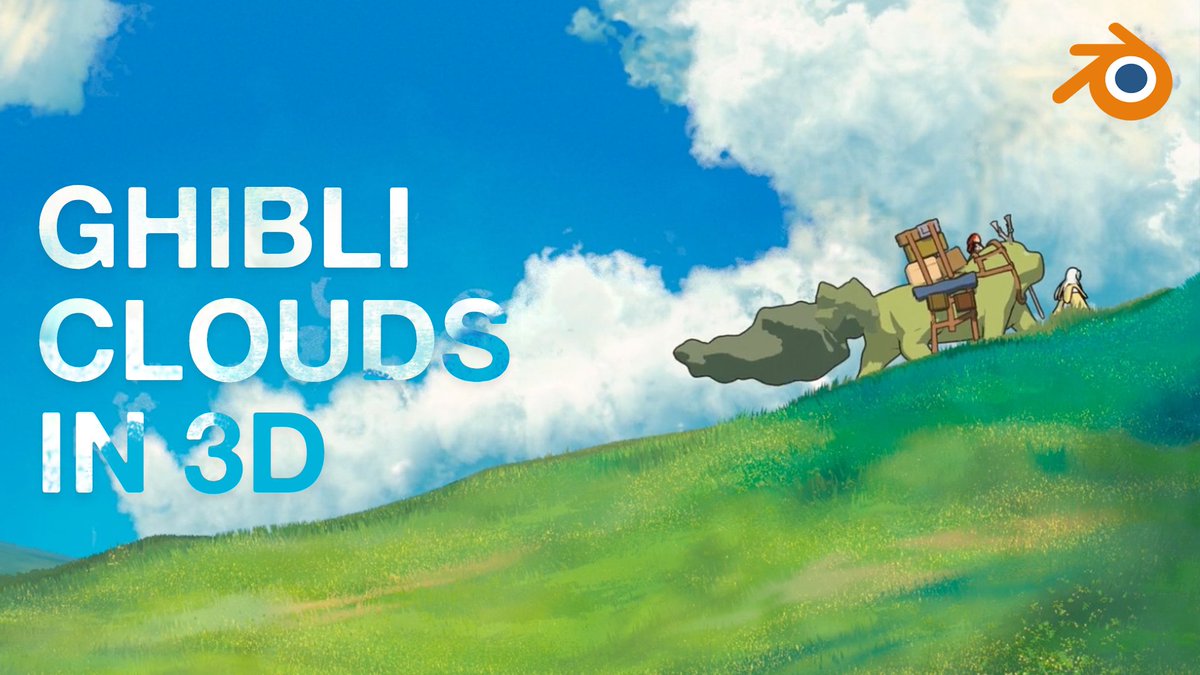 Here's our first tutorial about creating procedural 3D Clouds in Ghibli style with #Blender.

We really appreciate again to <a href="/LightningBoySt1/">LightningBoyStudio</a>, who provided us with knowledge and inspiration for making this tutorial.

youtu.be/jA1xNUIiPgg

#b3d #bnpr #indie_anime #3DCG #Ghibli