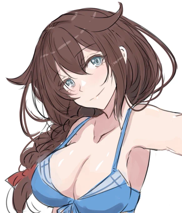 顔のバランスを少し修正 