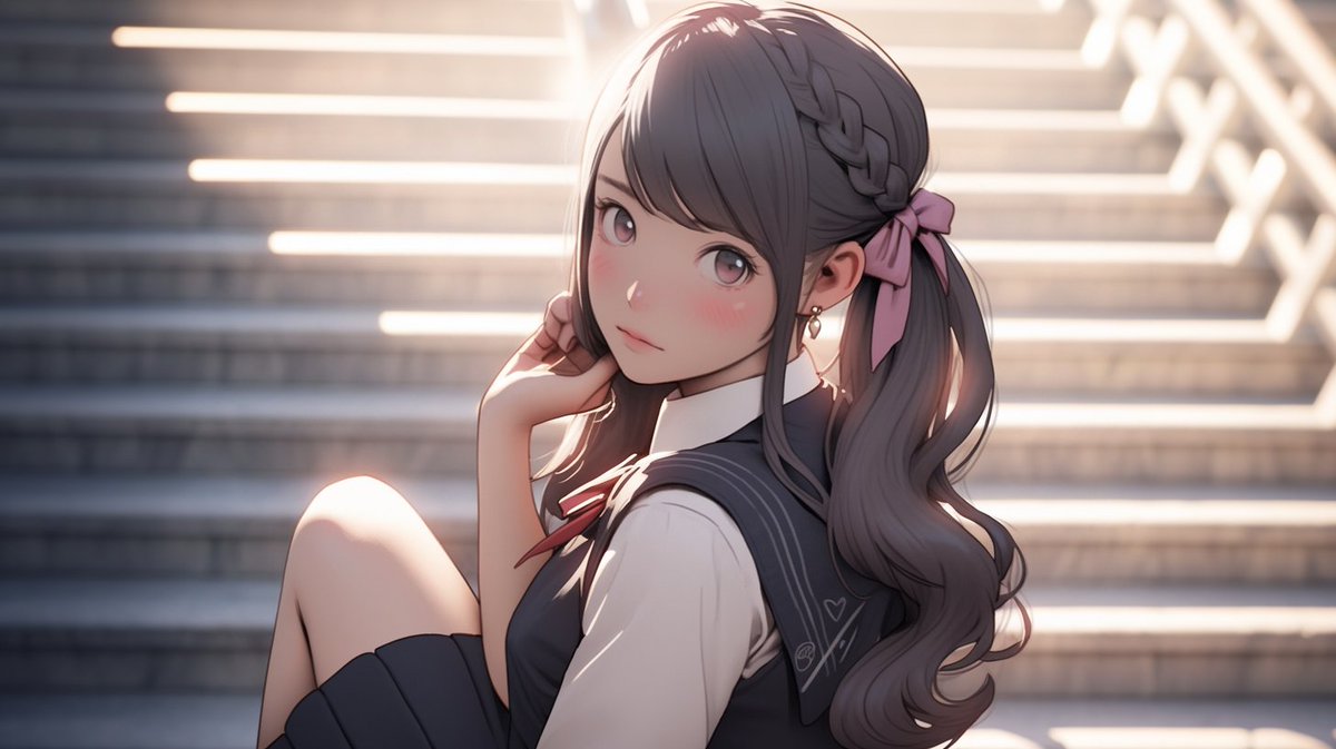 rayer25's tweet image. Yep, yep 😆, I know I should be up and about, not sitting here at the bottom of the stairs. But hey, I'm just waiting for my squad who said they'll be here in 10! So, hey, relax a bit! 😜🌟 #WaitingGame #FriendTime #ChillVibes