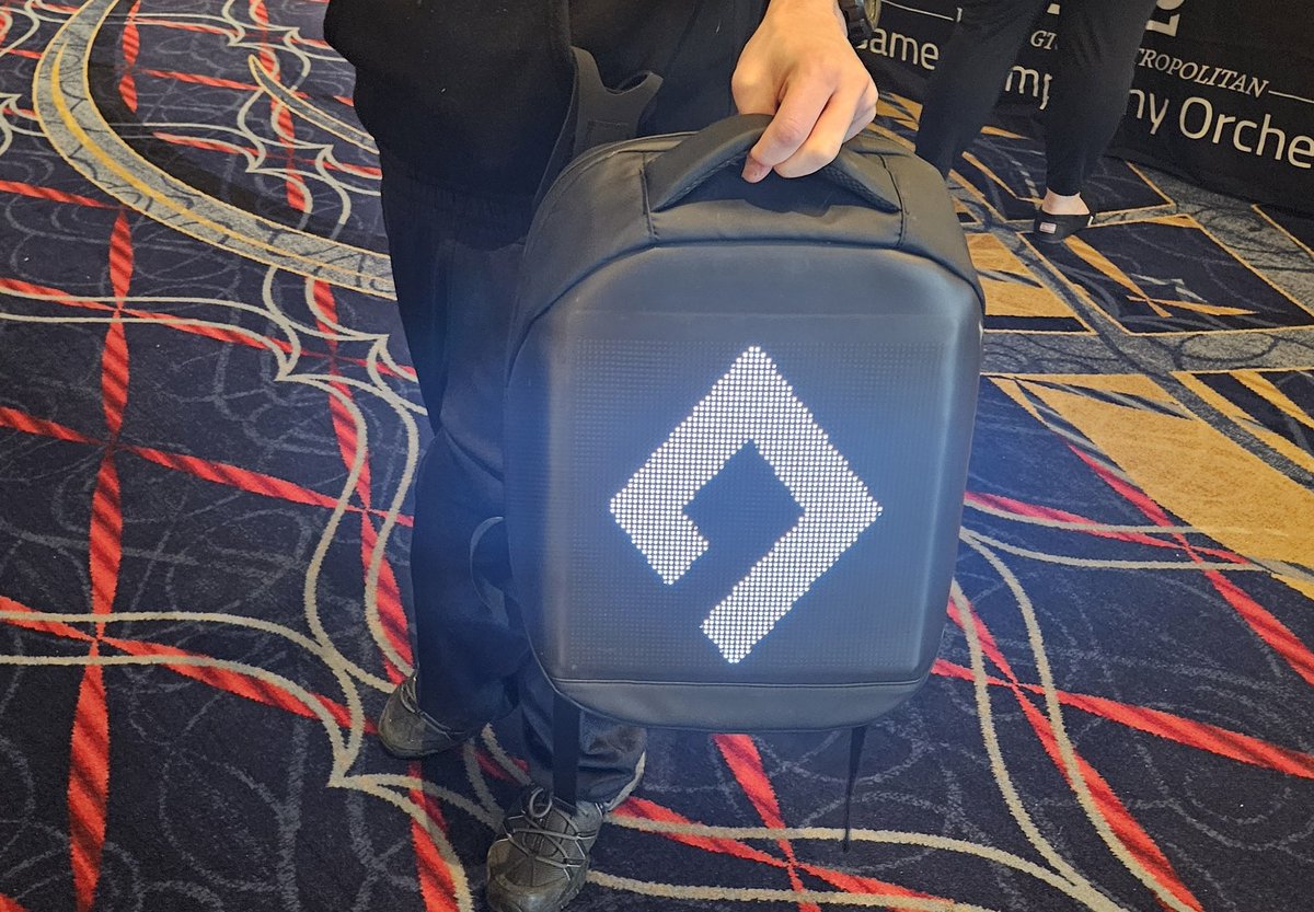 Shoutout to this wonderful person at #MAGFest2024 for repping the HOITEX logo on their backpack!! you know who you are 👀