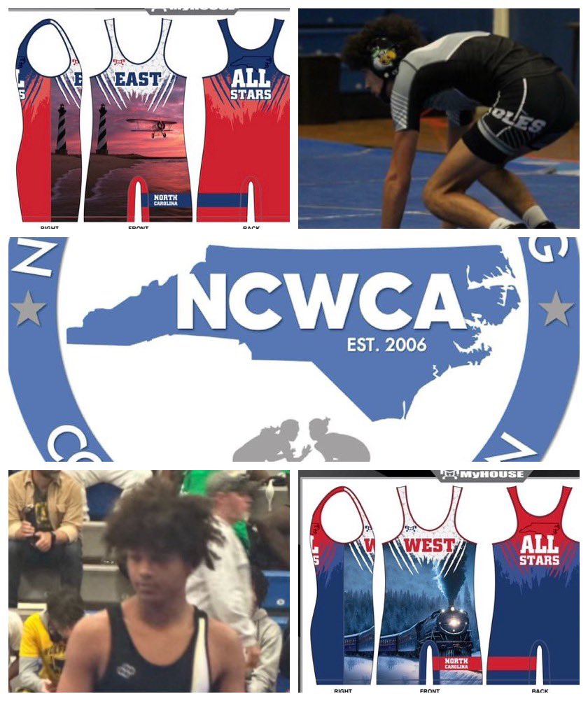 NCWCA ALL STAR MATCH CONFIRMED #13- 106 lbs Ethan Hines - Uwharrie Charter verses Isaac Powell Lincolnton. <a href="/NCWrestleCoach/">North Carolina Wrestling Coaches Assocation</a>