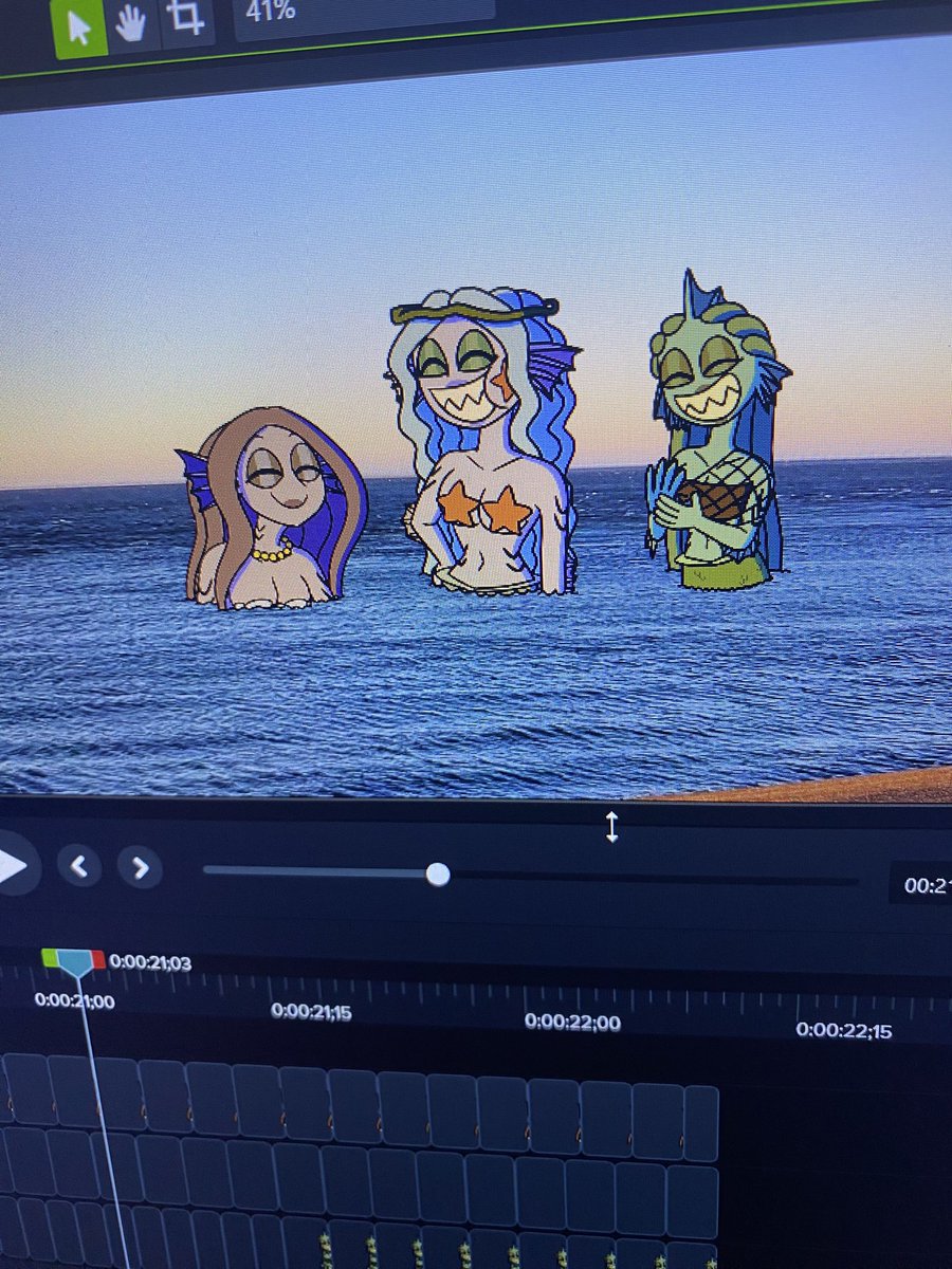 crazyiscrazyYT's tweet photo. Working on the next video with some ✨special characters✨ in it! It’s going to be a test where I will try to animate some of my characters on real recorded footage and I decided to put these 3 big fishes in it as a little introduction!
Retweet if you are excited!
#artist https://t.co/vmNDia88wk