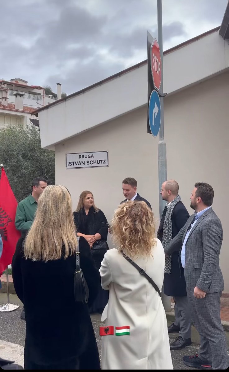 HoxhaMira's tweet photo. Today, we honor Istvan Schutz, a devoted friend of Albanians. His eternal love for 🇦🇱 language & culture is now eternally marked on a Tirana street.

In both Tirana & Budapest, our heroes symbolize our intertwined histories. Budapest's squares honor Skanderbeg & Mother Teresa, while Tirana cherishes János Hunyadi, Ferenc Nopcsa & Queen Geraldine. The Istvan Schütz street stands as a testament to our deep bond and shared heritage.
His devotion to Albania will inspire every step we take on this road. 🌉🇦🇱🇭🇺 #CulturalHeritage #AlbaniaHungaryFriendship