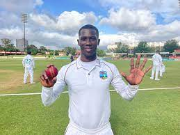 SportieZone's tweet photo. @ICC #InternationalDebut: Shamar made his debut for West Indies in January 2024 against Australia. #TestDebutHeroics: Shamar's remarkable debut included taking Steve Smith's wicket with his first ball and a five-wicket haul (5/94) the best debut for any West Indian bowler in Australia https://t.co/uzpGzZAKM4