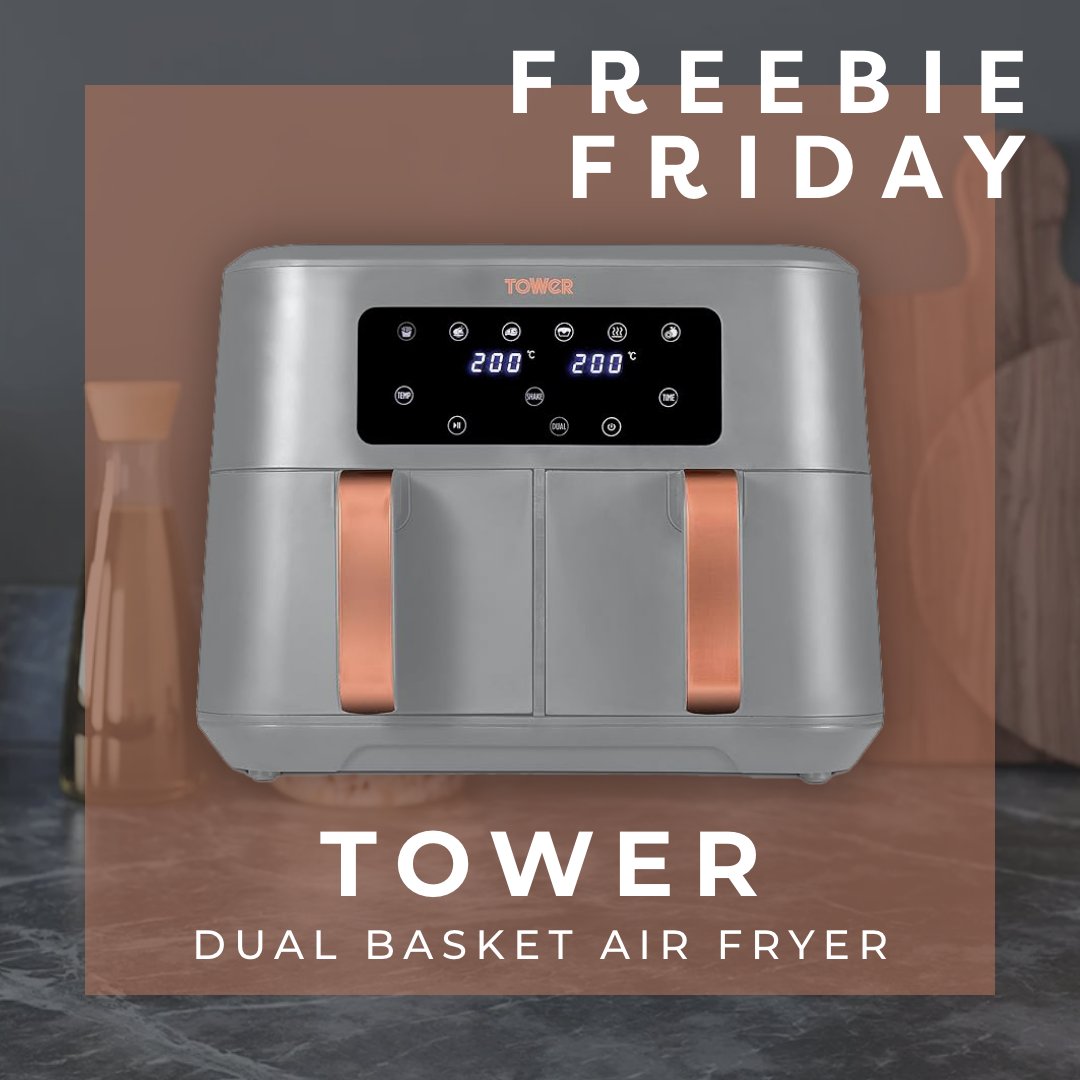 It's Freebie Friday, &amp; we're giving away a Tower Dual Basket Air Fryer!

For your chance to #win, tag a friend in the comments and make sure you both like Wren Kitchens.

Competition closes 23:59 22.01.24. T&amp;C's on our website. 

#freebiefriday #competition #Giveaway