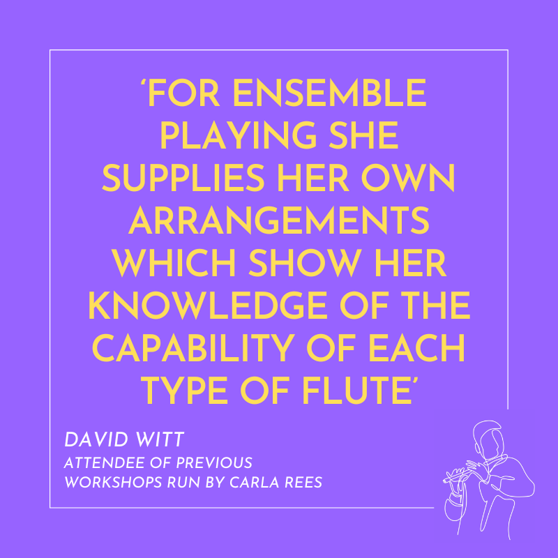 British Flute Soc (@britishflutesoc) on Twitter photo 'For ensemble playing <a href="/rarescale/">Carla Rees</a> supplies her own arrangements which show her knowledge of the capability of each type of flute’ - David Witt'
Book your spot now (closes Sunday):
bfs.org.uk/adult-amateur-… 'For ensemble playing <a href="/rarescale/">Carla Rees</a> supplies her own arrangements which show her knowledge of the capability of each type of flute’ - David Witt'
Book your spot now (closes Sunday):
bfs.org.uk/adult-amateur-…
