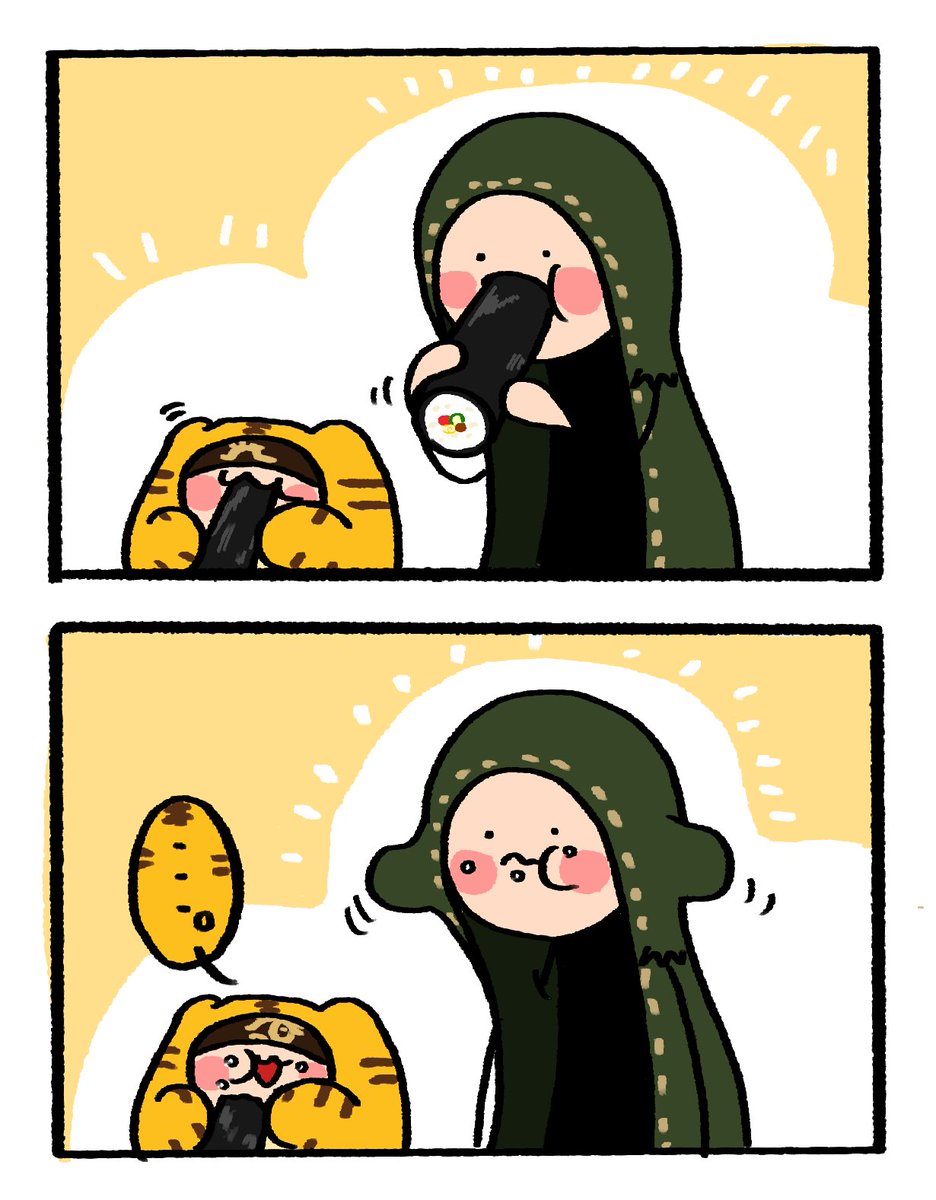 過去のトラちゃんとナワーブの絵