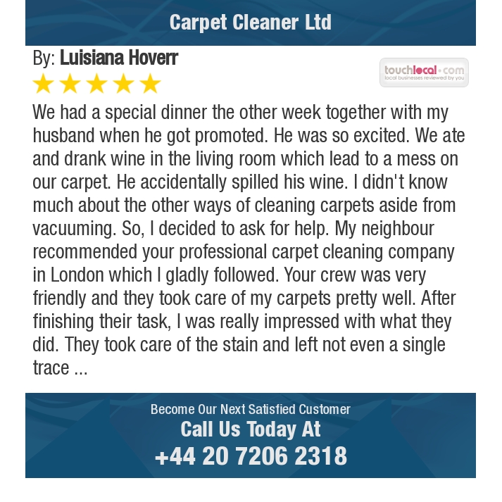 5 Star: Luisiana H. "We had a special dinner the other week together..." touchlocal.com/business/list/…