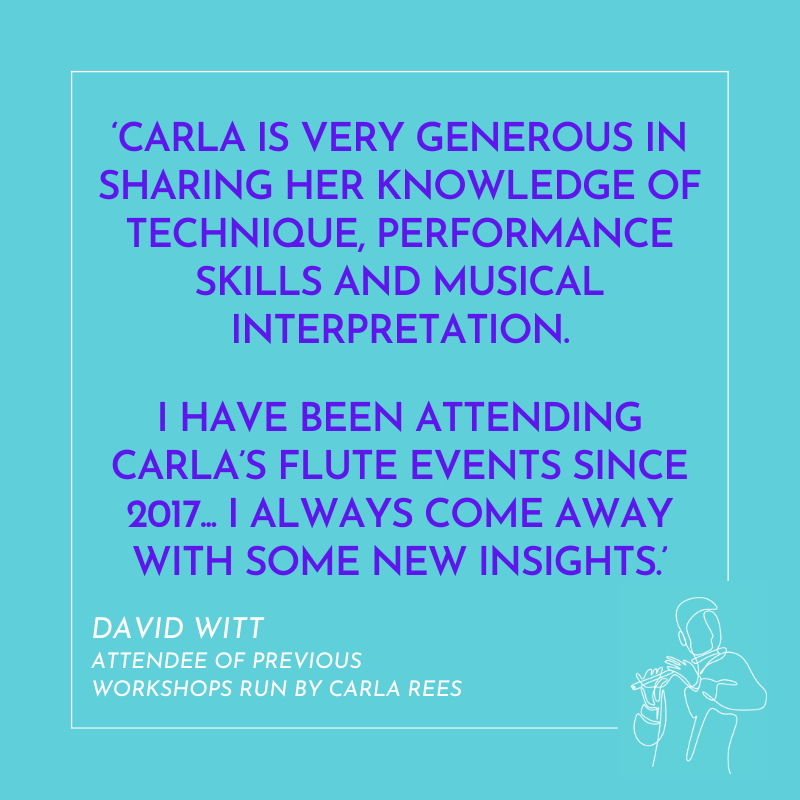 British Flute Soc (@britishflutesoc) on Twitter photo Carla is very generous in sharing her knowledge of technique, performance skills and musical interpretation.
I have been attending <a href="/rarescale/">Carla Rees</a>'s flute events since 2017... I always come away with some new insights.’ - David Witt
bfs.org.uk/adult-amateur-… Carla is very generous in sharing her knowledge of technique, performance skills and musical interpretation.
I have been attending <a href="/rarescale/">Carla Rees</a>'s flute events since 2017... I always come away with some new insights.’ - David Witt
bfs.org.uk/adult-amateur-…