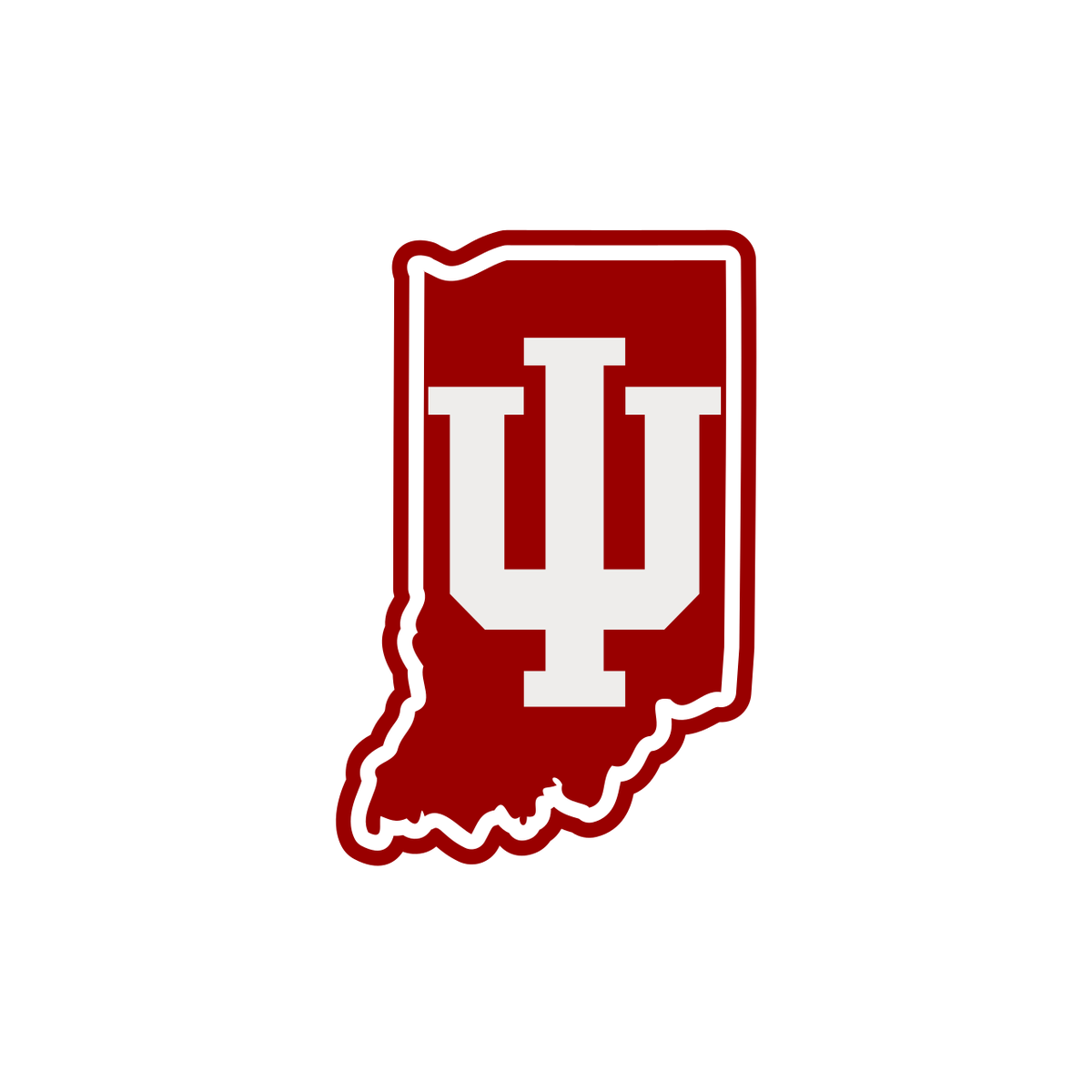 SickosCommittee's tweet photo. Time for the next chapter in "NCAA college football logos over a state outline."      

Next up - Indiana! https://t.co/7jMYftkbsK