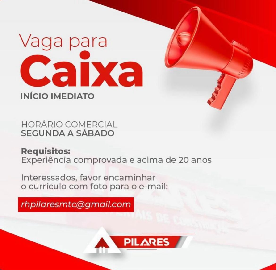 #trabalho #oportunidade #bomdespacho @pilaresmtc #construcaocivil