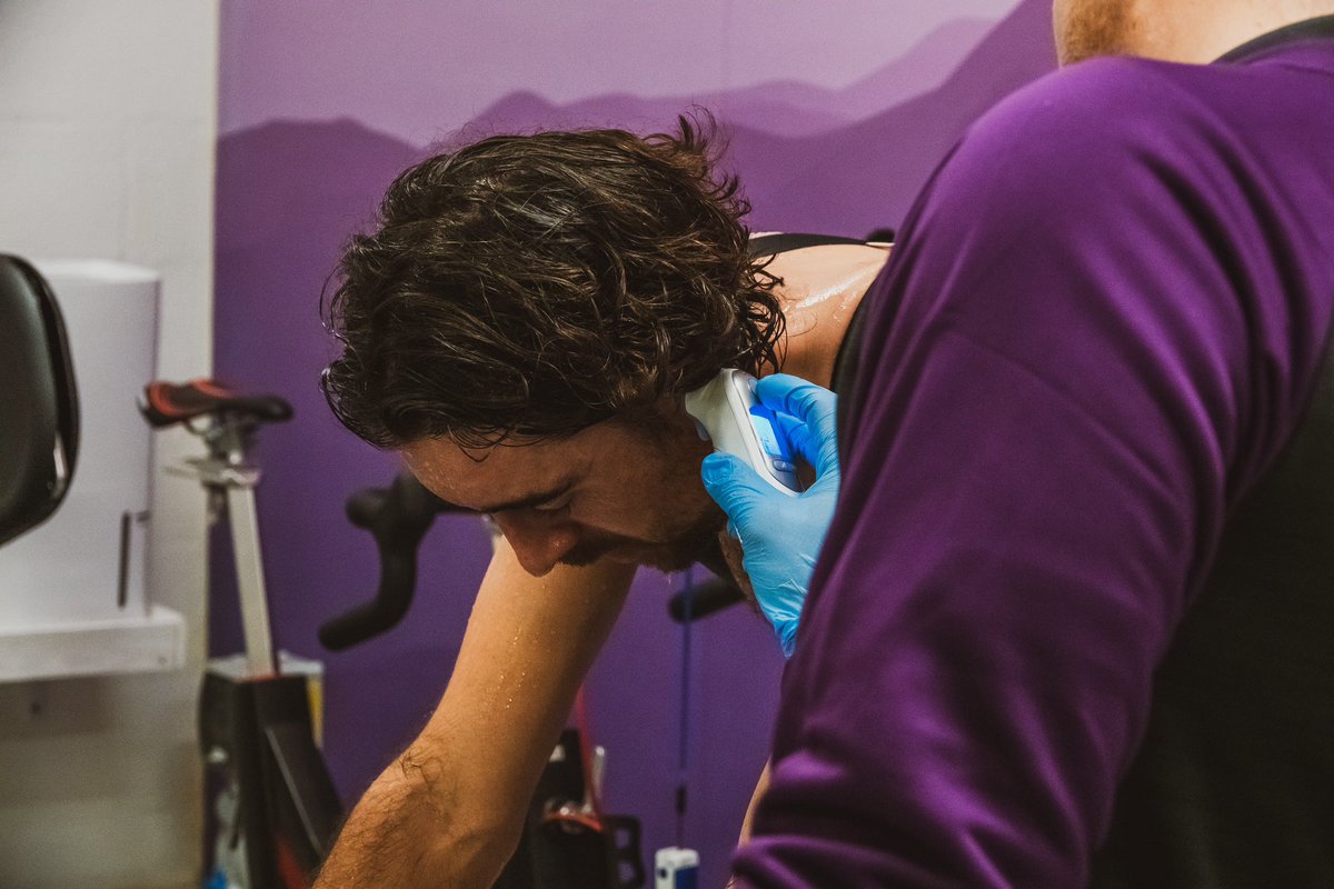 steveharris24's tweet photo. Great to work with @_BHealyyy of @EFprocycling over xmas to help provide insight into his physiological response to hot environmental conditions. Testing pre and post a heat acclimation block provided valuable information to shape periodisation &amp; develop race day support strategy https://t.co/eteTIvhGvt