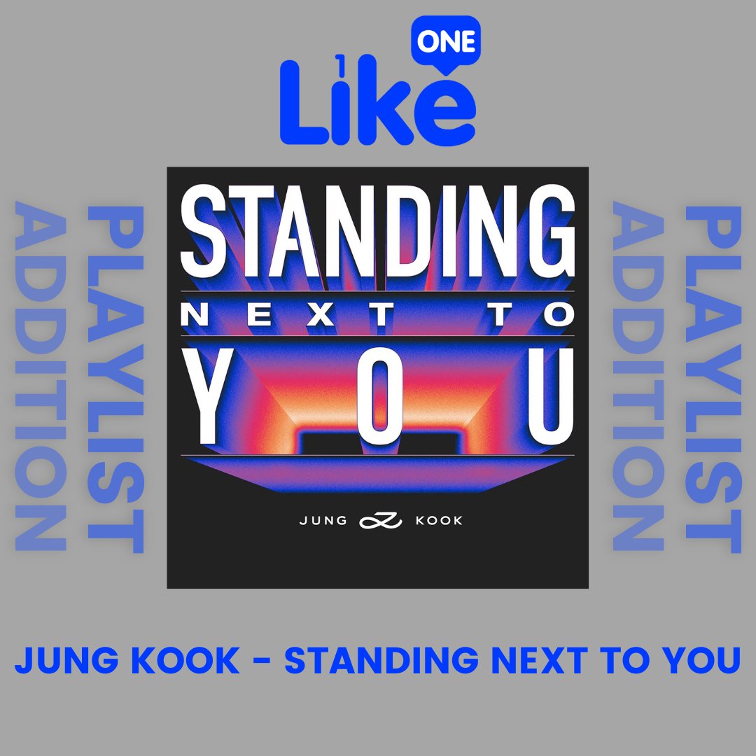 We've added @BTS_Junngkook Standing Next To You to the #likeone #playlist this week. 

Listen Live Here like.radio