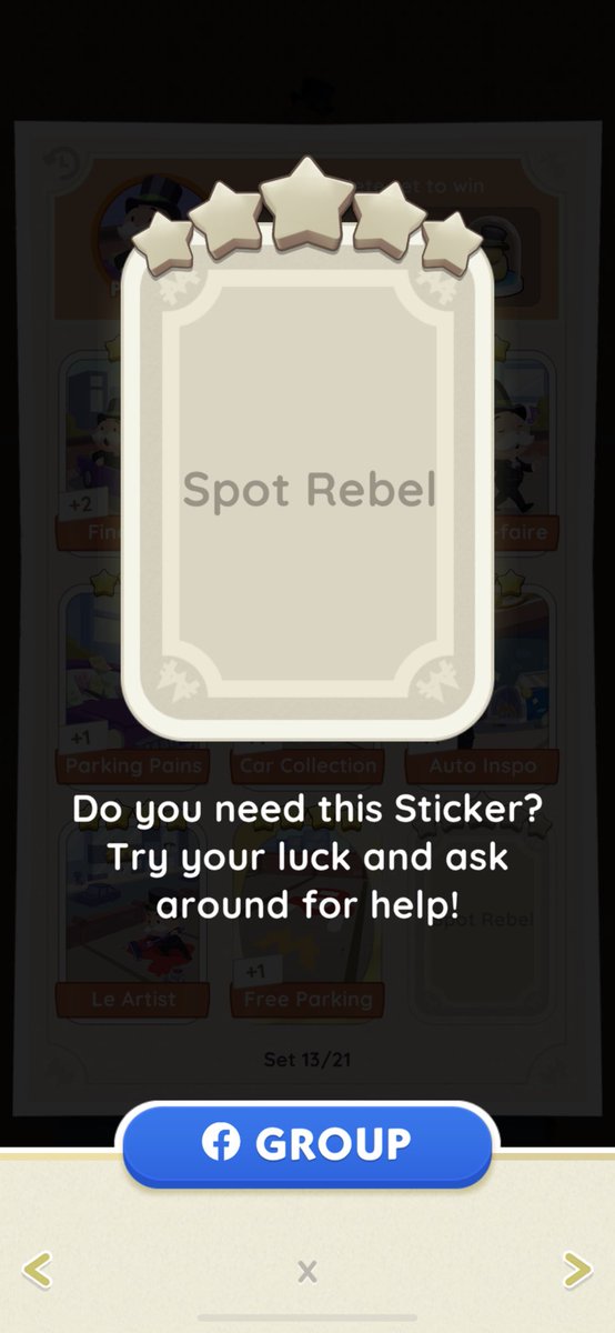 manicnmagic111's tweet image. Room to Rent for Spot Rebel? #MonopolyGo #stickerexchange #MonopolyGoTrade