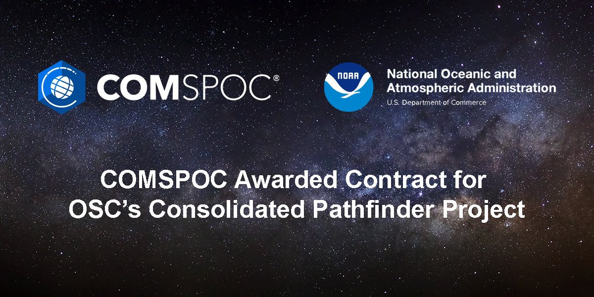 COMSPOC's tweet photo. COMSPOC is honored to be part of @CommerceinSpace Consolidated Pathfinder #TraCCS project to enhance space situational awareness data and services. Leveraging commercial expertise & technologies is the cornerstone to advancing our #SSA capabilities & increasing space safety & #sustainability. As a global commercial provider of software solutions for #SSA and #STM, COMSPOC stands ready to provide timely, accurate orbit and location information for LEO satellites, both in support of the pathfinder as well as for actual operations. We appreciate the opportunity and look forward to collaborating with OSC, @LeoLabs_Space & @sling_shot_aero on this critical initiative. https://t.co/QFMKAlxg7X