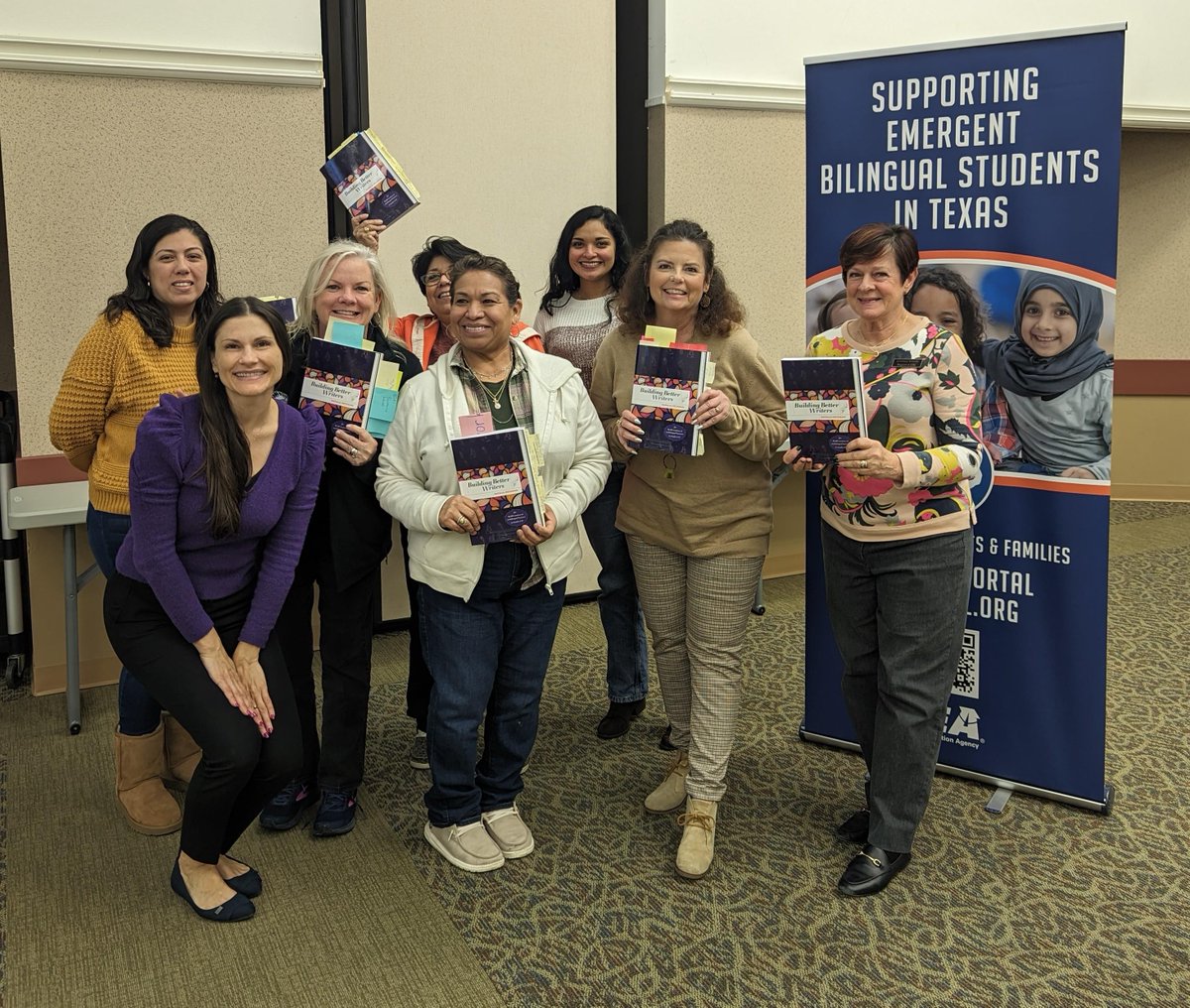 escregion6's tweet photo. A sample of our ESC 6 participants in yesterday's Building Better Writers session with Natalia Heckman! The smiles say it all! https://t.co/boeZLu3bLm